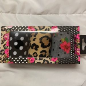 Betsey Johnson Crew Socks.